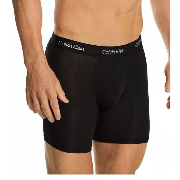 Calvin Klein NB2987 Men’s Sz Small Black Ultra-Soft Modern Boxer Brief - Picture 4 of 4